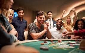 Close-up of Teen Patti hand ranking guide and chip placement on Bonanza Gold table
